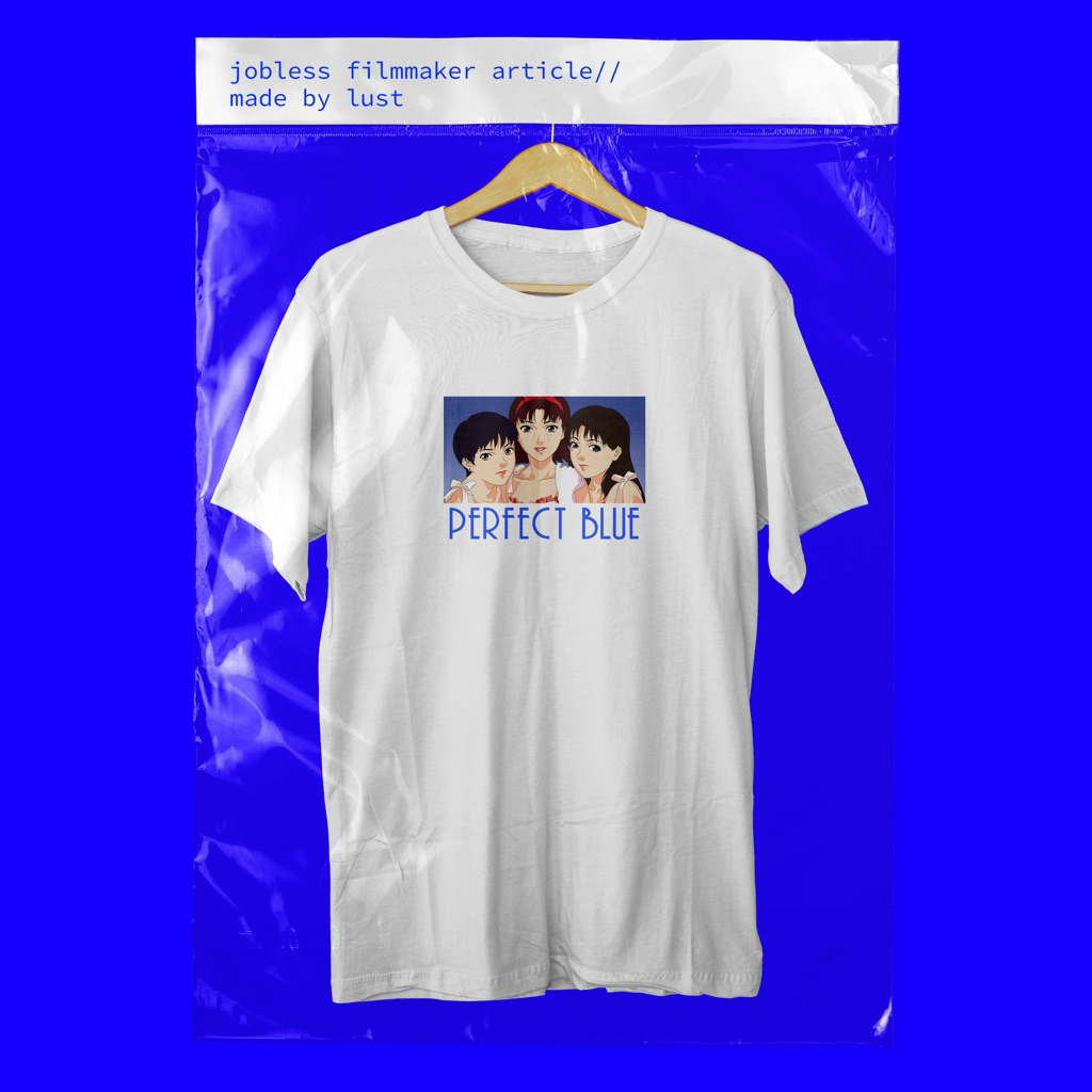 KAOS FILM ANIME PERFECT BLUE BOOTLEG MOVIE TSHIRT UNISEX VINTAGE