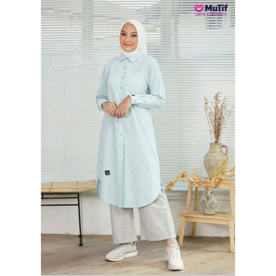 HAYVA ATASAN MUTIF, HAYVA ATASAN WANITA, ATASAN MOTIF GARIS