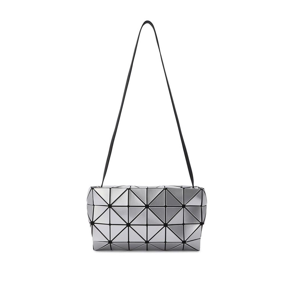 Bao Bao Issey Miyake Carton Shoulder Bag Silver