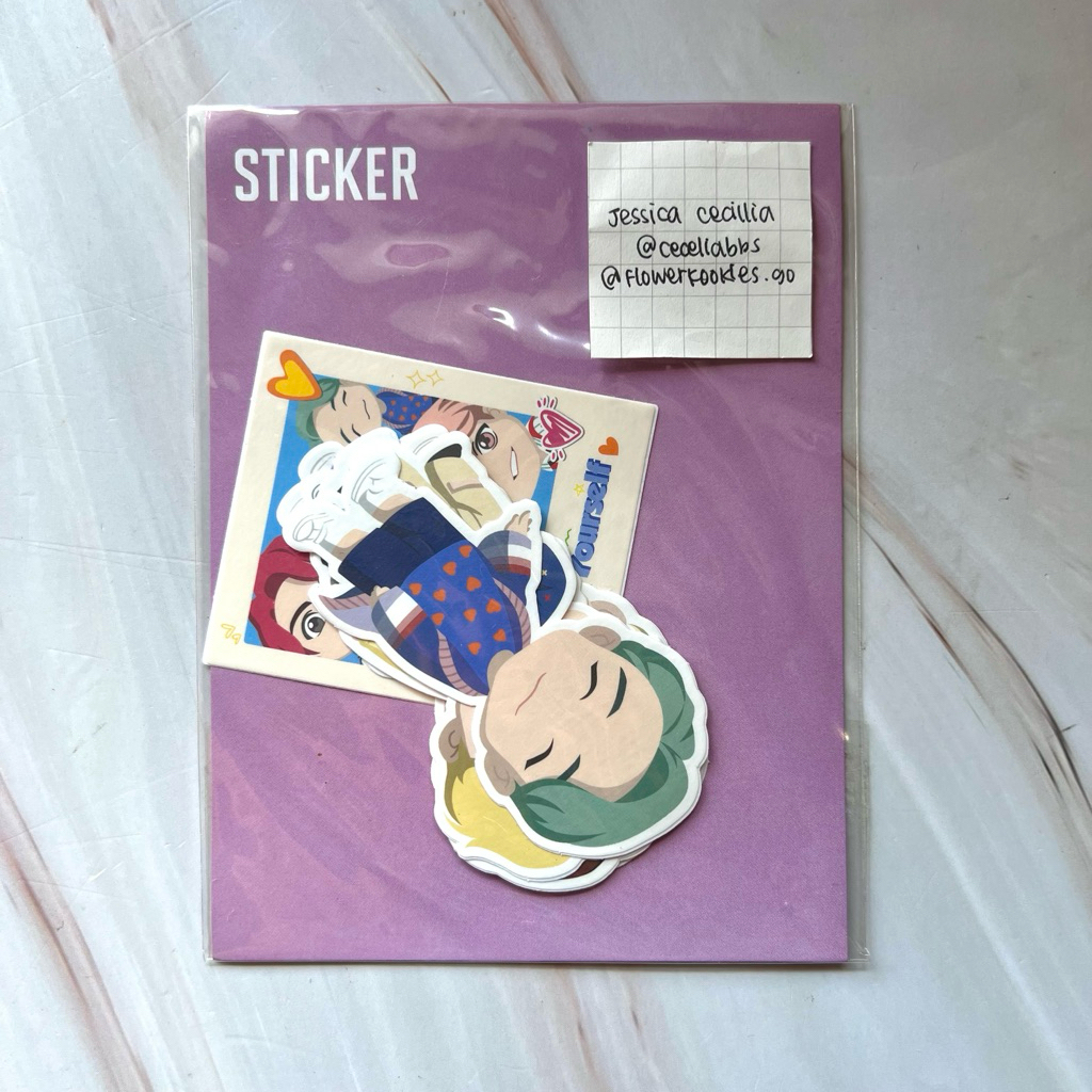 

BTS DNA IDOL STICKER OFFICIAL