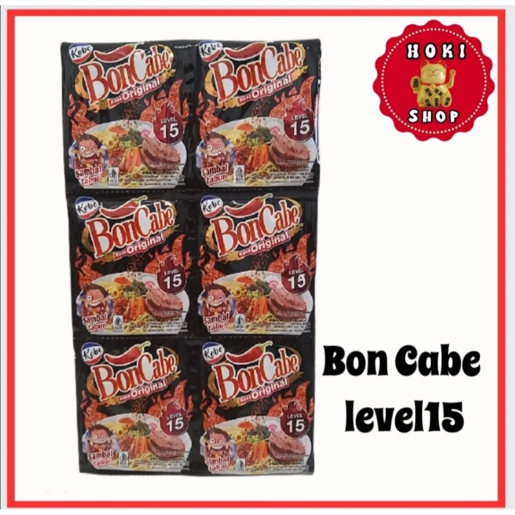 

Bon Cabe Original level.15 6pcs / Cabe Bubuk Bon Cabe Sachet
