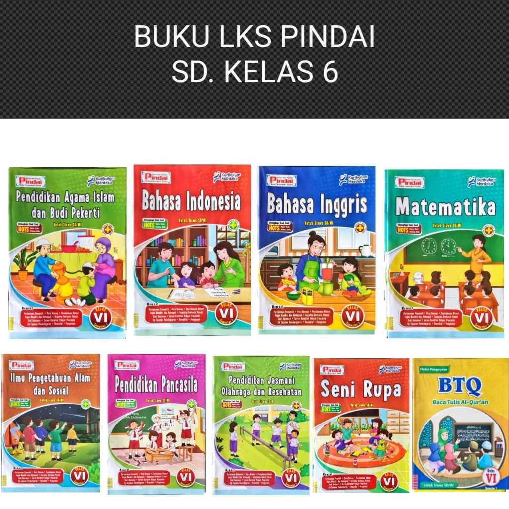 BUKU LKS PINDAI SD KELAS 6