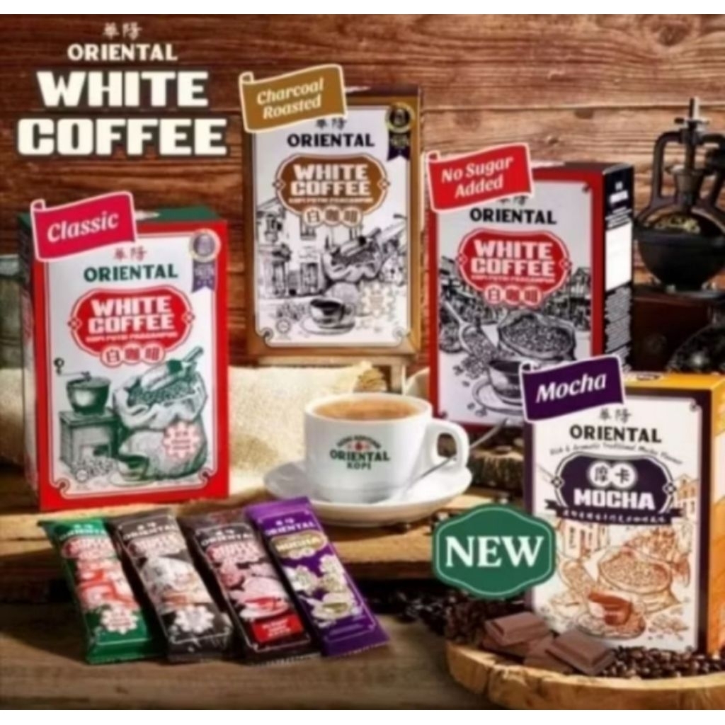 

ORIENTAL White Coffee PreMix Kopi Putih PraCampur.