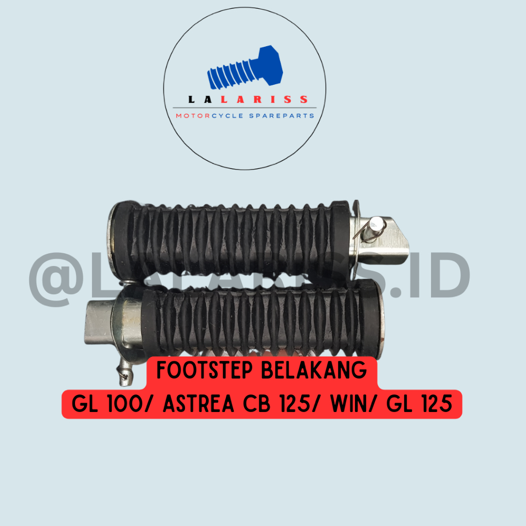 FOOTSTEP BELAKANG PIJAKAN KAKI MOTOR GL 100, ASTREA CB 125, WIN, GL 125