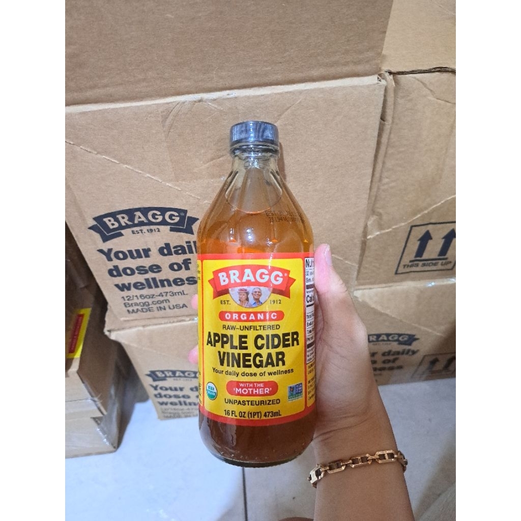 

Bragg Organic Apple cider vinegar cuka Apel 473ml, 946ml