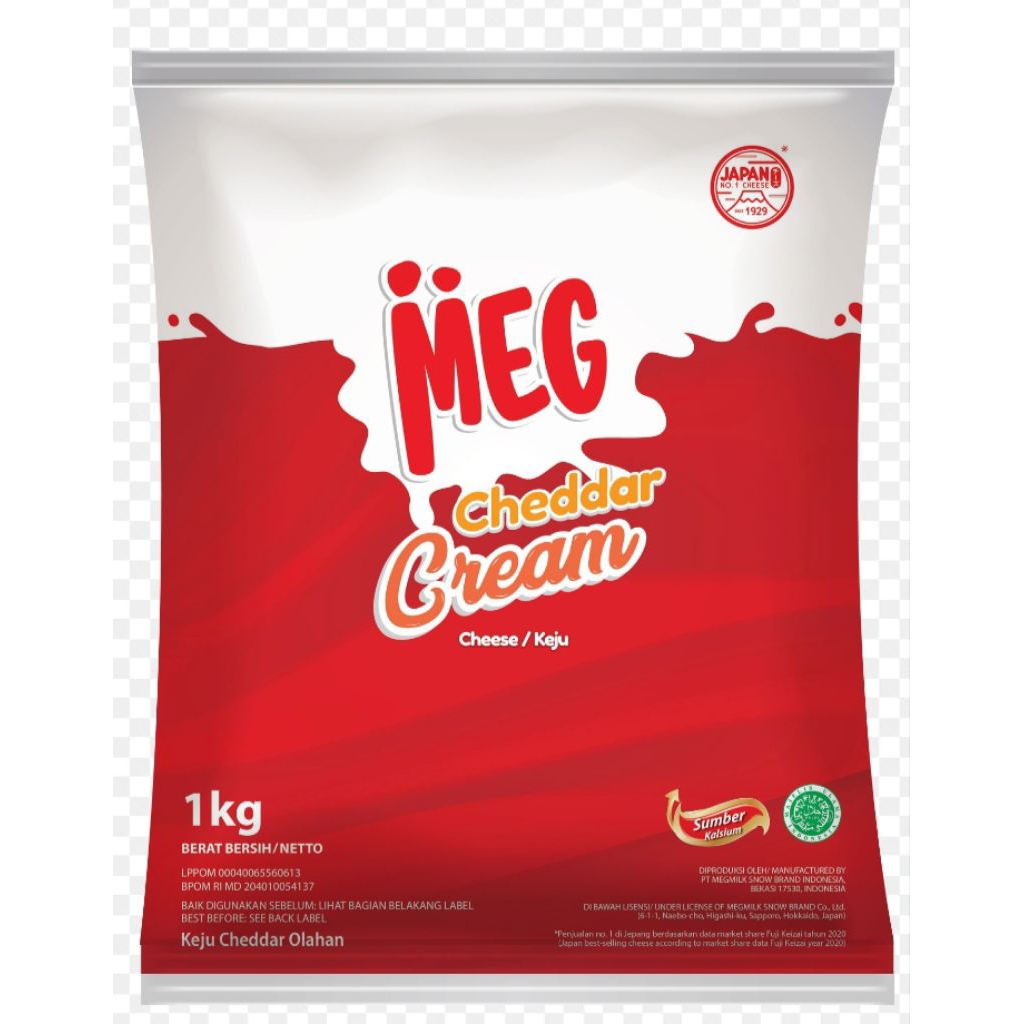 

Meg cream cheddar 1kg