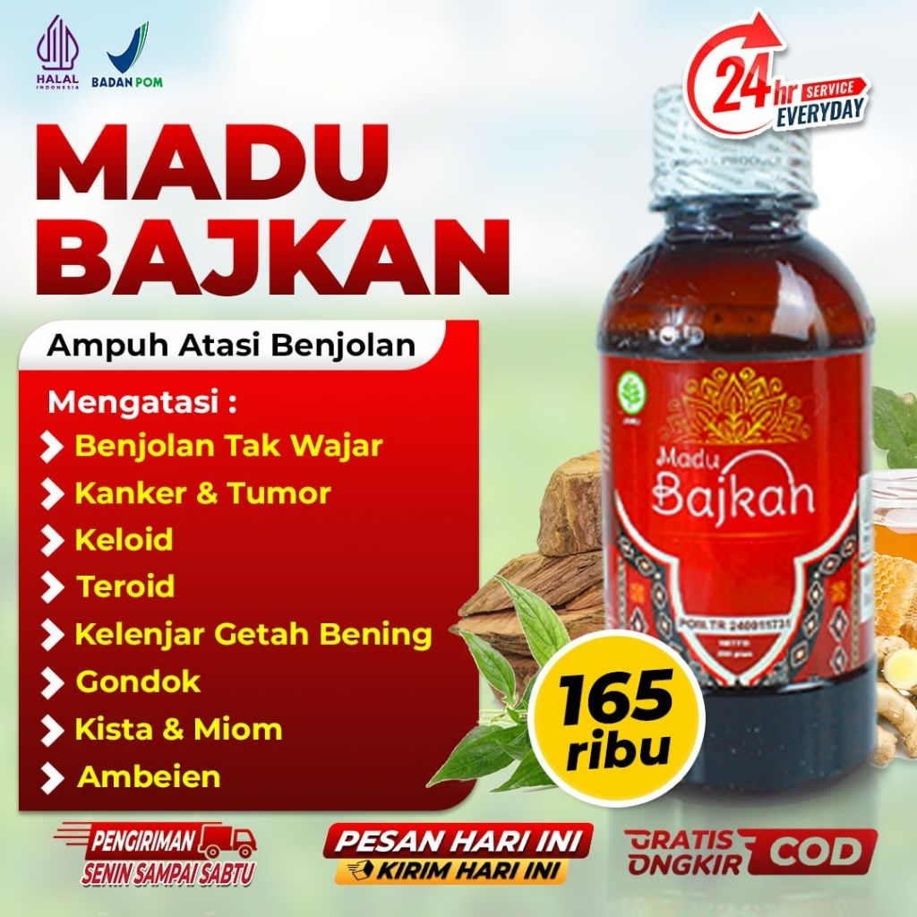 

Ori 100% Bergaransi Madu Bajakah Borneo - Bantu Lawan Kanker, Tumor, Kista, Liver Stroke - Madu Bajkan
