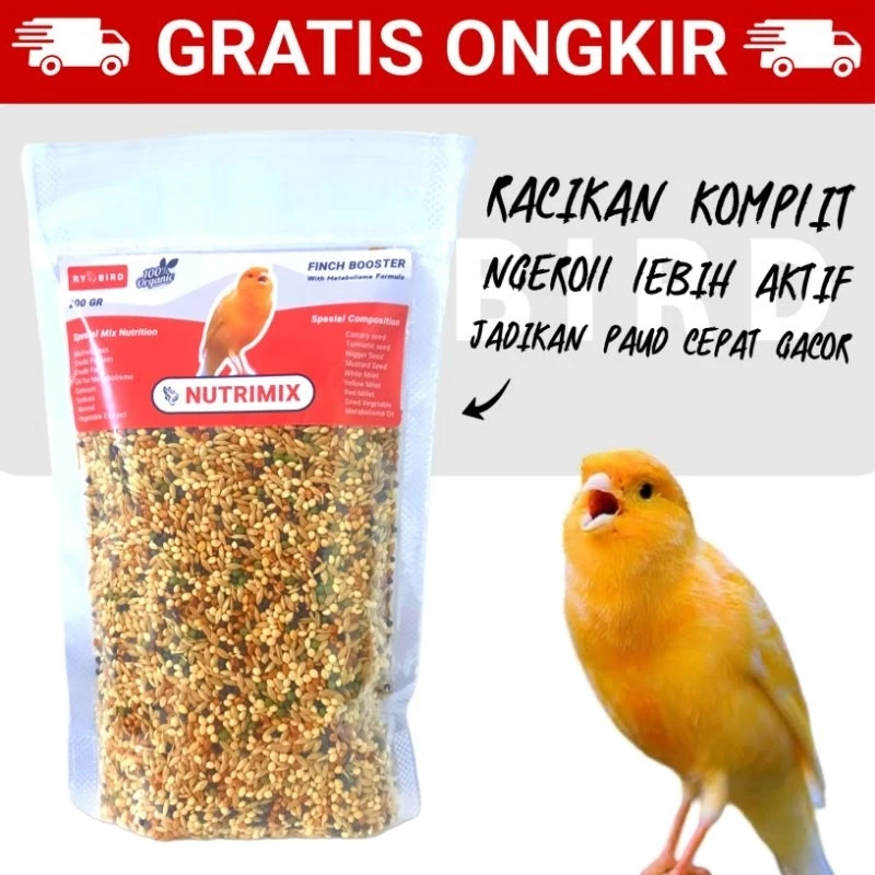 NUTRIMIX KENARI Pakan Burung Kenari Racikan Komplit / Pakan Burung Kenari