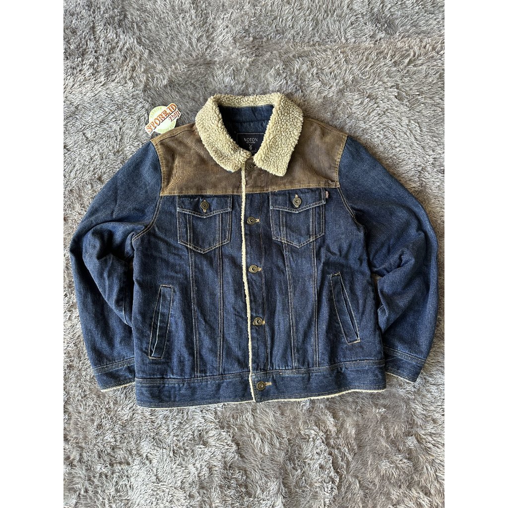 Jacket Denim Noton Vintage Sherpa