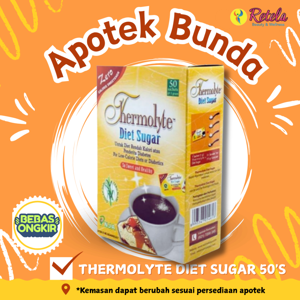 

THERMOLYTE DIET SUGAR 50`S@1GR