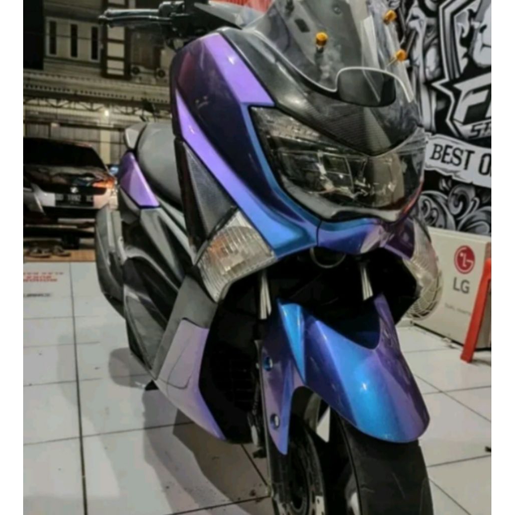 cat bunglon 1paket+dasaran hitam/cat bunglon violet blu cat cuatom cat motor mobil