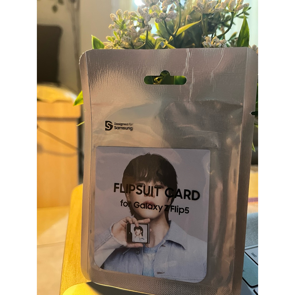 BTS JIMIN FLIPSUIT CARD —Original from Samsung Official Store
