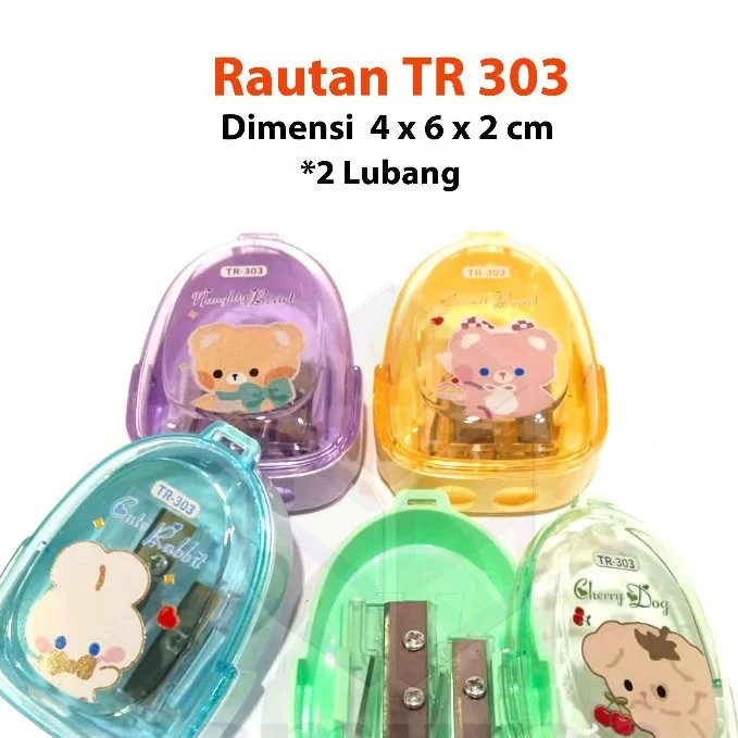 

[PGATK] Rautan Pensil Fancy Motif Lucu 2 Lubang. Serutan Pinsil Kayu Pencil Sharpener Cute Fancy.