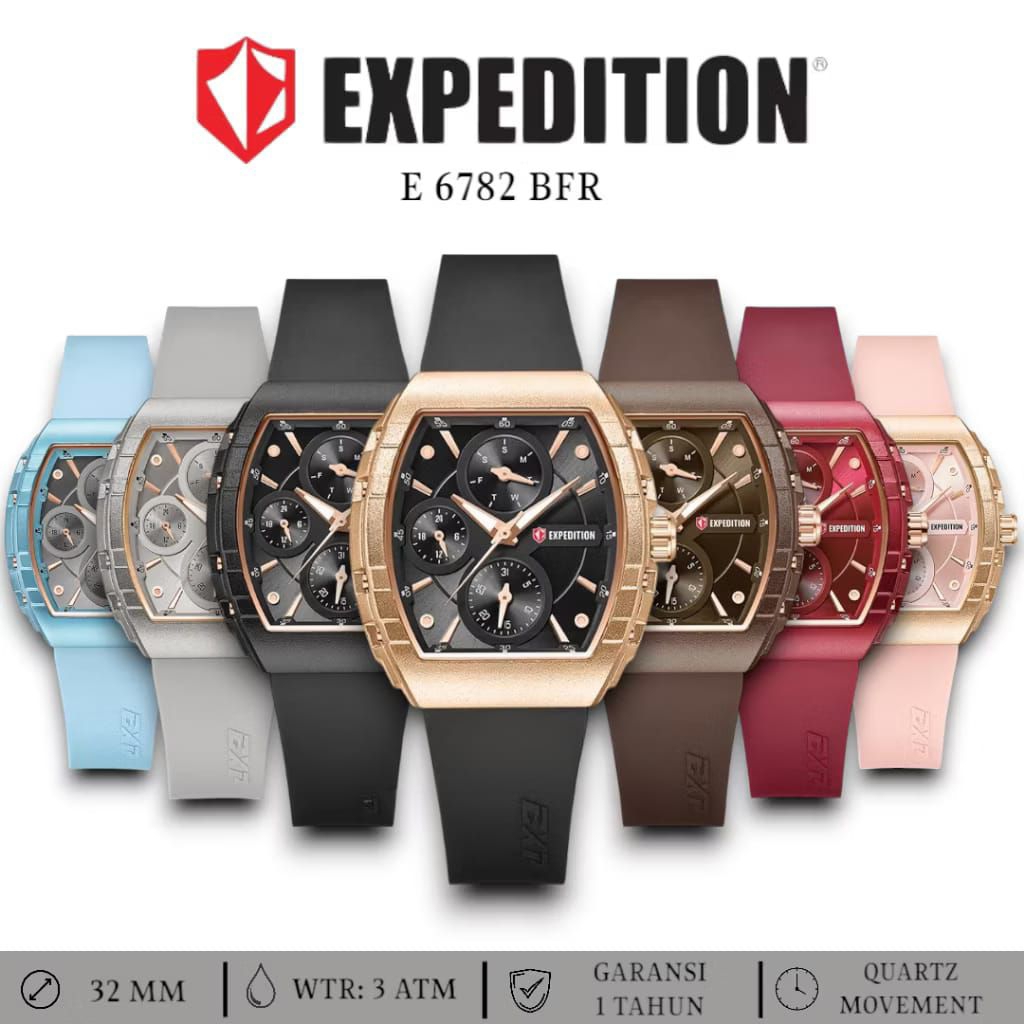 Jam Tangan Wanita Expedition E6782 E 6782 Original Garansi Resmi