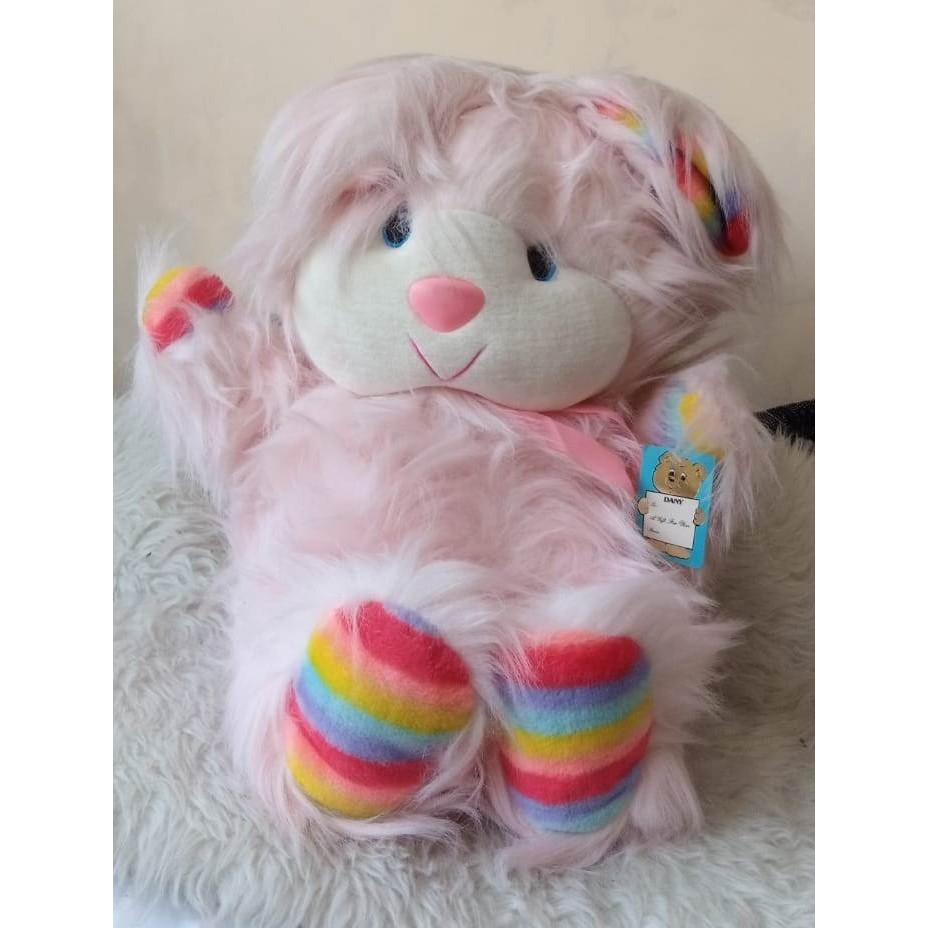 Boneka Animal PINK RAINBOW - Jumbo / BESAR - 2nd / Preloved