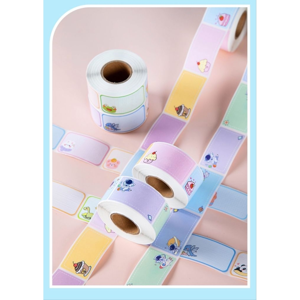 

STIKER ROLL LABEL NAMA DEWASA ANAK SEKOLAH NAME STICKER LABEL ±250PCS