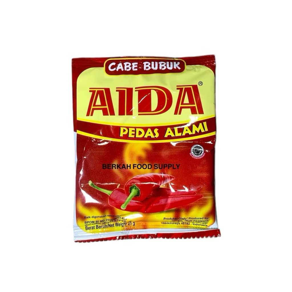 

Aida Bubuk Cabe Pedas 25gr – Bumbu Serbaguna Sambal Masakan & Camilan