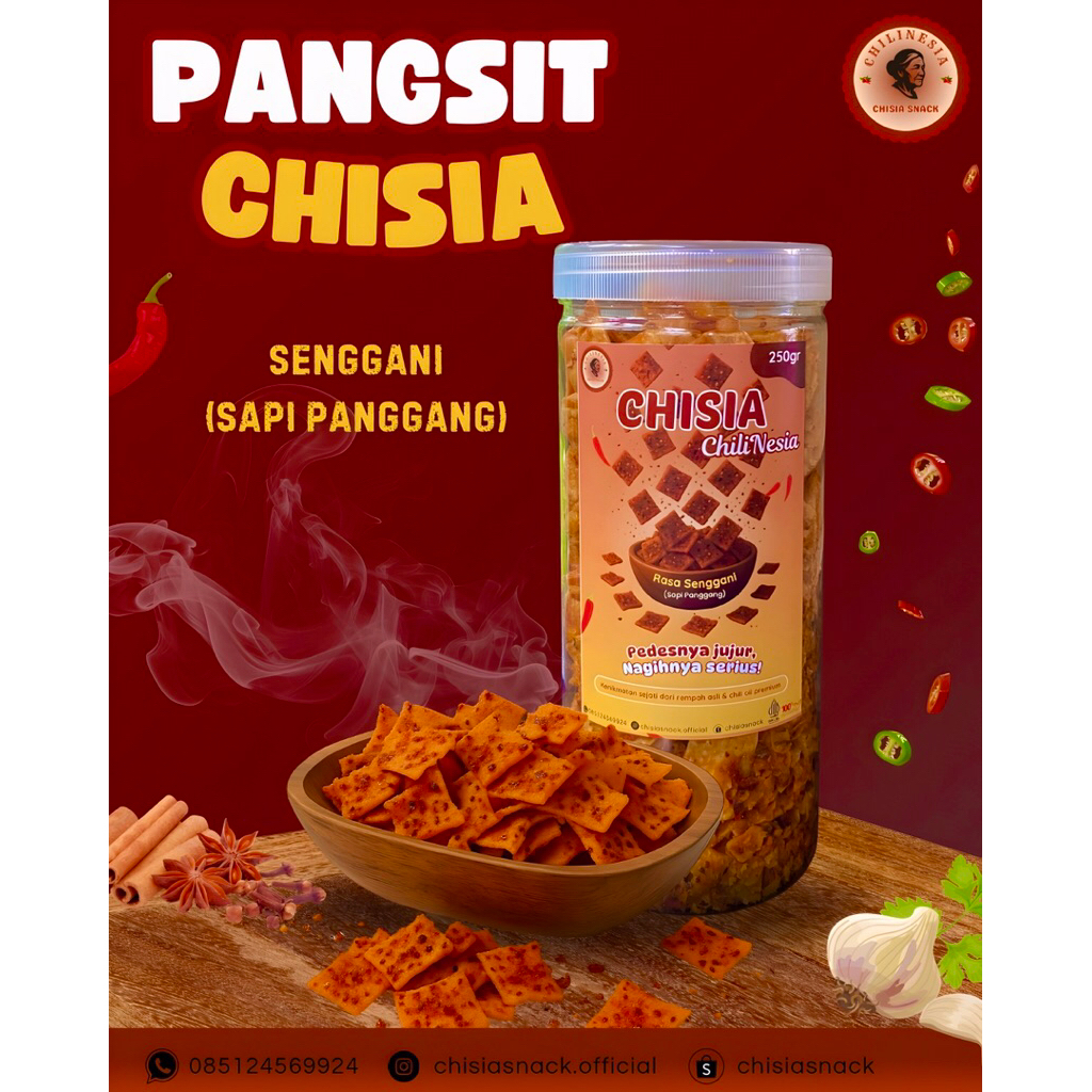 

pangsit chisia chili oil rasa senggani (sapi panggang) pangsit dry Chili oil cemilan pangsit pedas pangsit kekinian cemilan kekinian cemilan pangsit Chili oil pangsit rempah pangsit pedas rempah pangsit goreng viral pangsit viral pangsit Chili oil