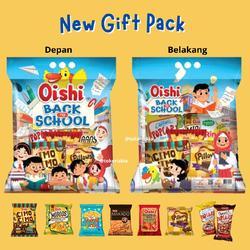 

Oishi Snack Spesial Edisi Back To School 1 Pack Isi 9 Snack Chiki || Cocok untuk Bingkisan Ulang Tahun Acara Anak