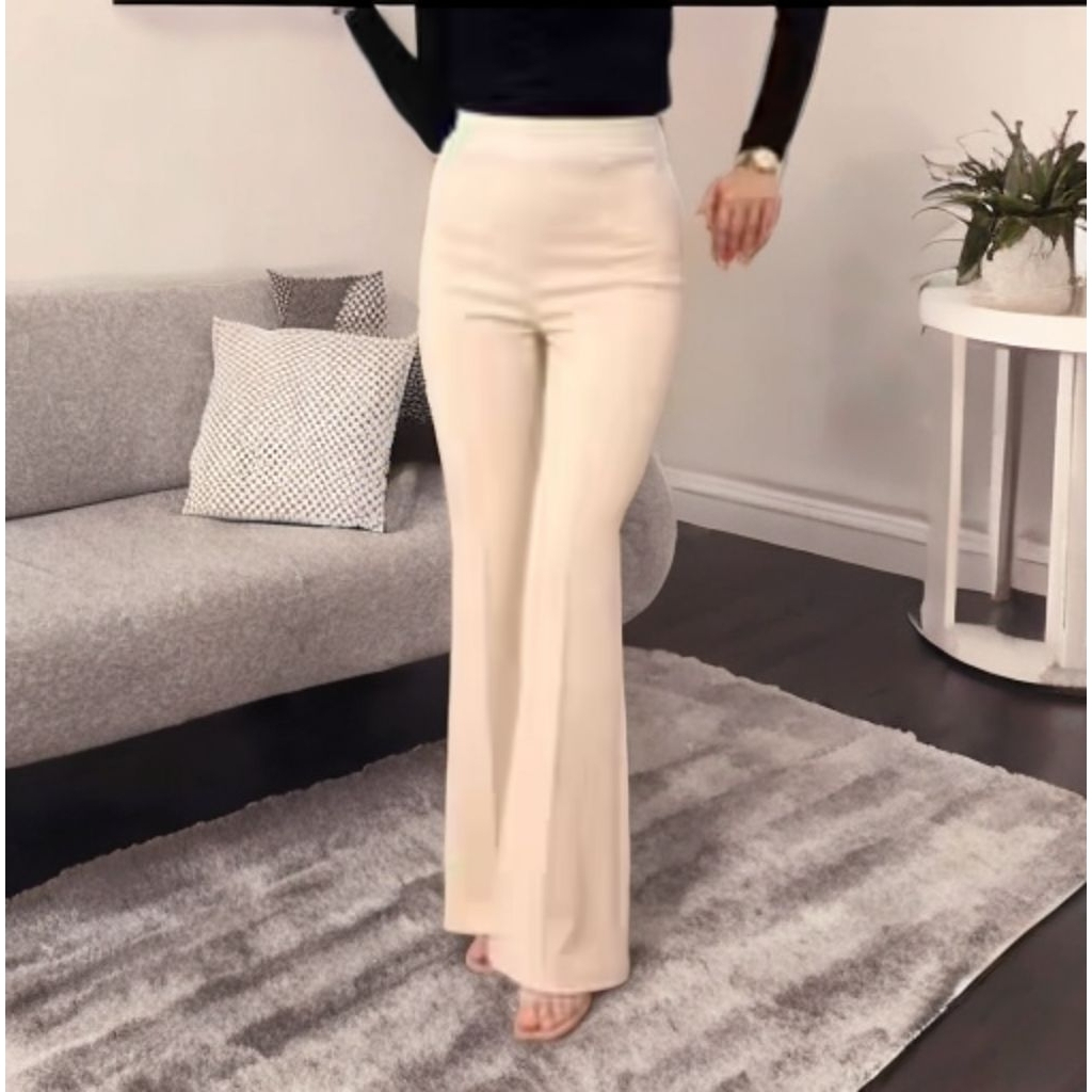 Celana Cutbray Wanita Scuba Jumbo Celana Cutbray Highwaist Wanita Scuba