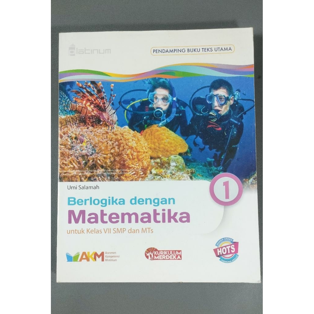 Matematika / Buku SMP Kelas 7 - Penerbit Tiga Serangkai Kurikulum Merdeka