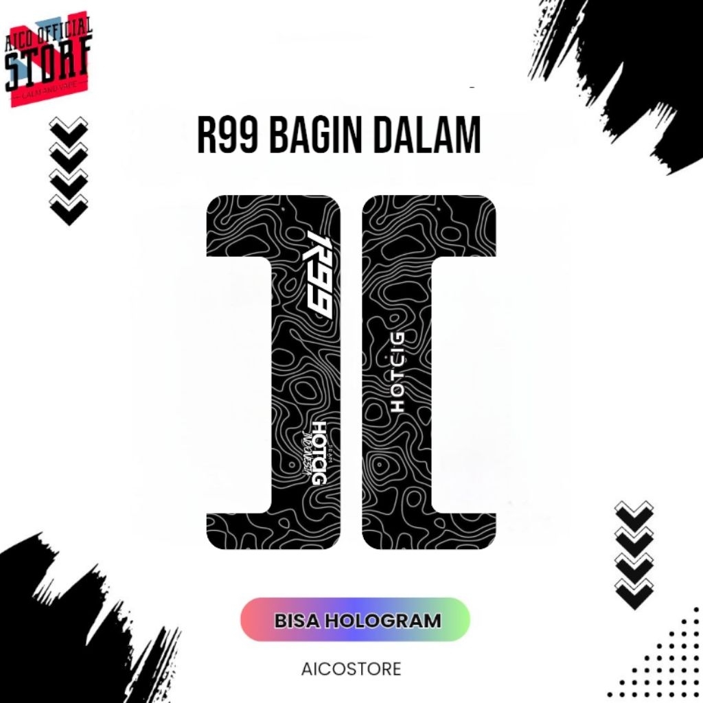 

stiker variasi protektor type Rr99 bagian dalam