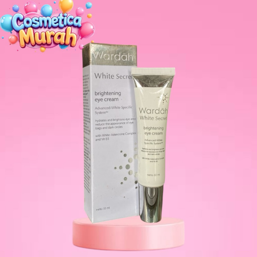 WARDAH CRYSTAL SECRET EYE CREAM - WARDAH CREAM MATA WHITE SECRET