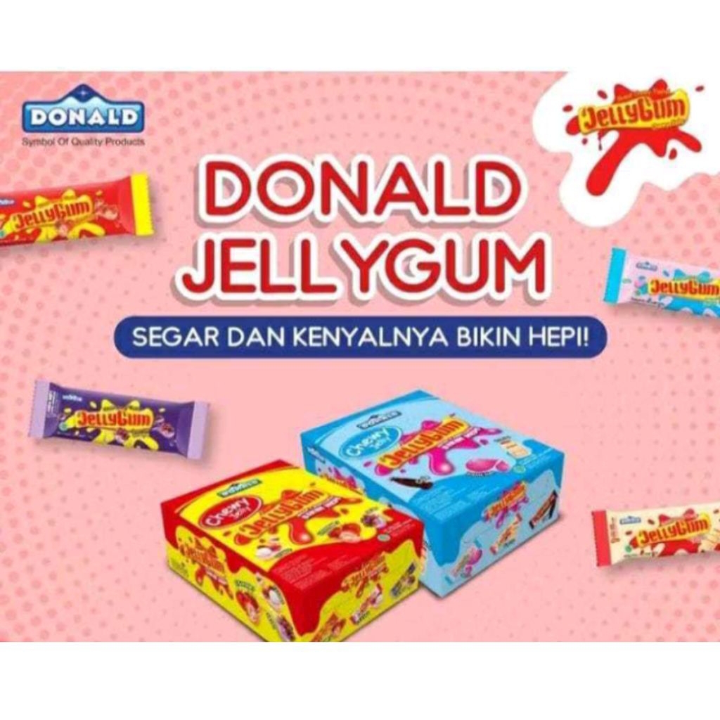 

Donald JellyGum Aneka Rasa 1 pack @24 pcs