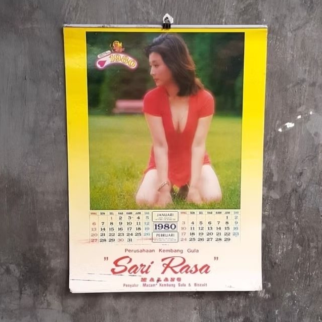 

Kalender Jadul Tahun 1980