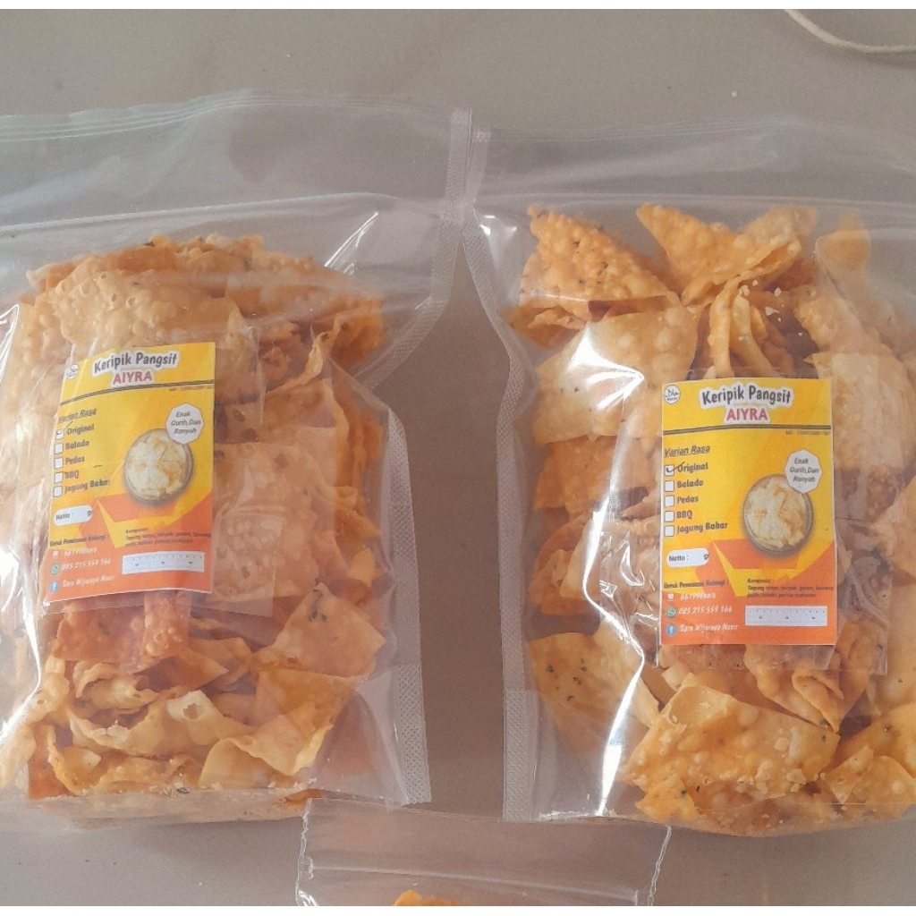 

Keripik Pangsit Original 500 gram termurah