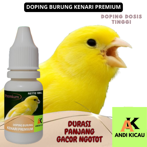 ANDI KICAU ll Vitamin Burung Kenari Premium Harian Macet Bunyi Biar Cepat Gacor