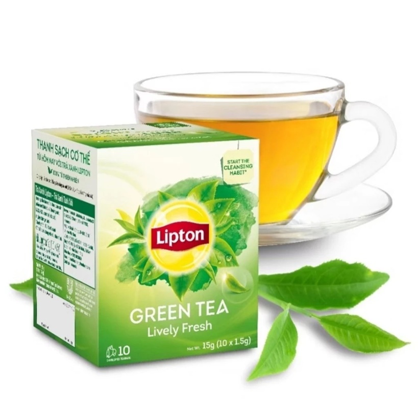 

(READY STOCK) Lipton Lively Fresh Green Tea 10sX1.5g