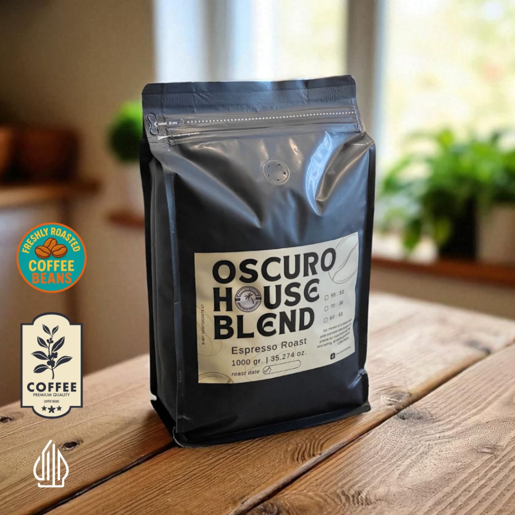 

Oscuro House Blend Arabica Robusta 50 : 50