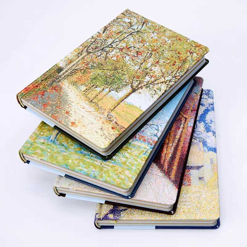 

Diary A5 La Route de Cailhao - Achille Lauge Journal Flower and Tree Style | Buku Catatan Diary Hard Cover