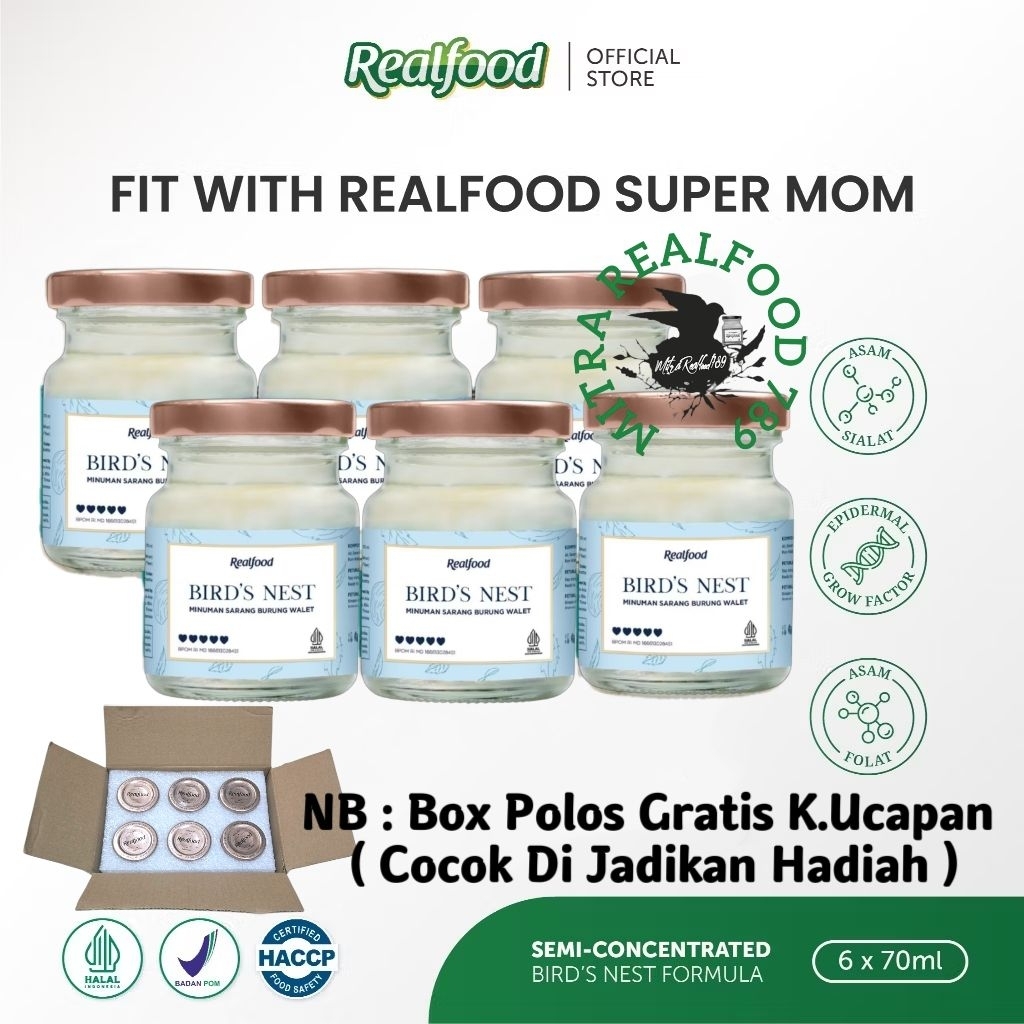 

Realfood Super Mom Promil 6 Botol Box Polos ( Minuman Sarang Burung Walet )