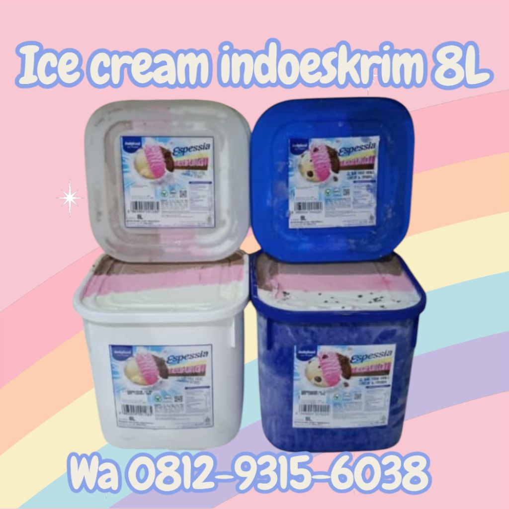 

es krim espessia neopolitan ember putih ice cream espessia 3in1 eskrim indoeskrim 8 liter eskrim neopolitan ice cream espesia ice cream murah bekasi eskrim 3in1 bukan ice cream diamond bukan ice cream aice joyday