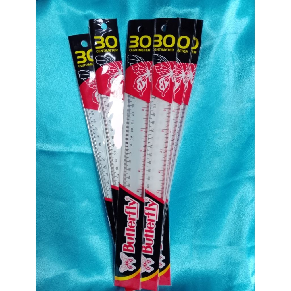 

Promo Cuci Gudang" Penggaris Butterfly 30cm dan 20cm
