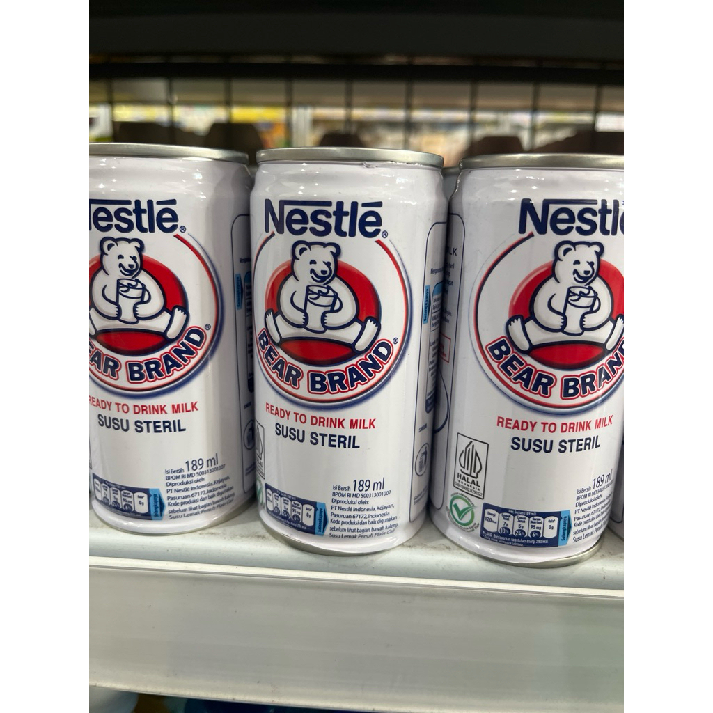 

bear brand 189ml 1 krat/karton isi 30