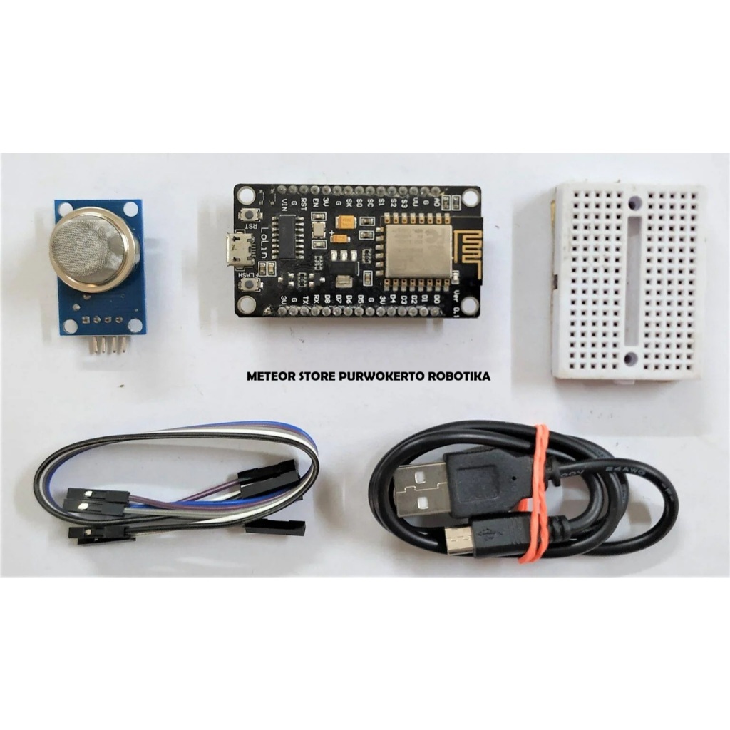 project iot Blynk Smart Smoke Detector MQ-2 Gas Sensor dengan nodemcu esp8266