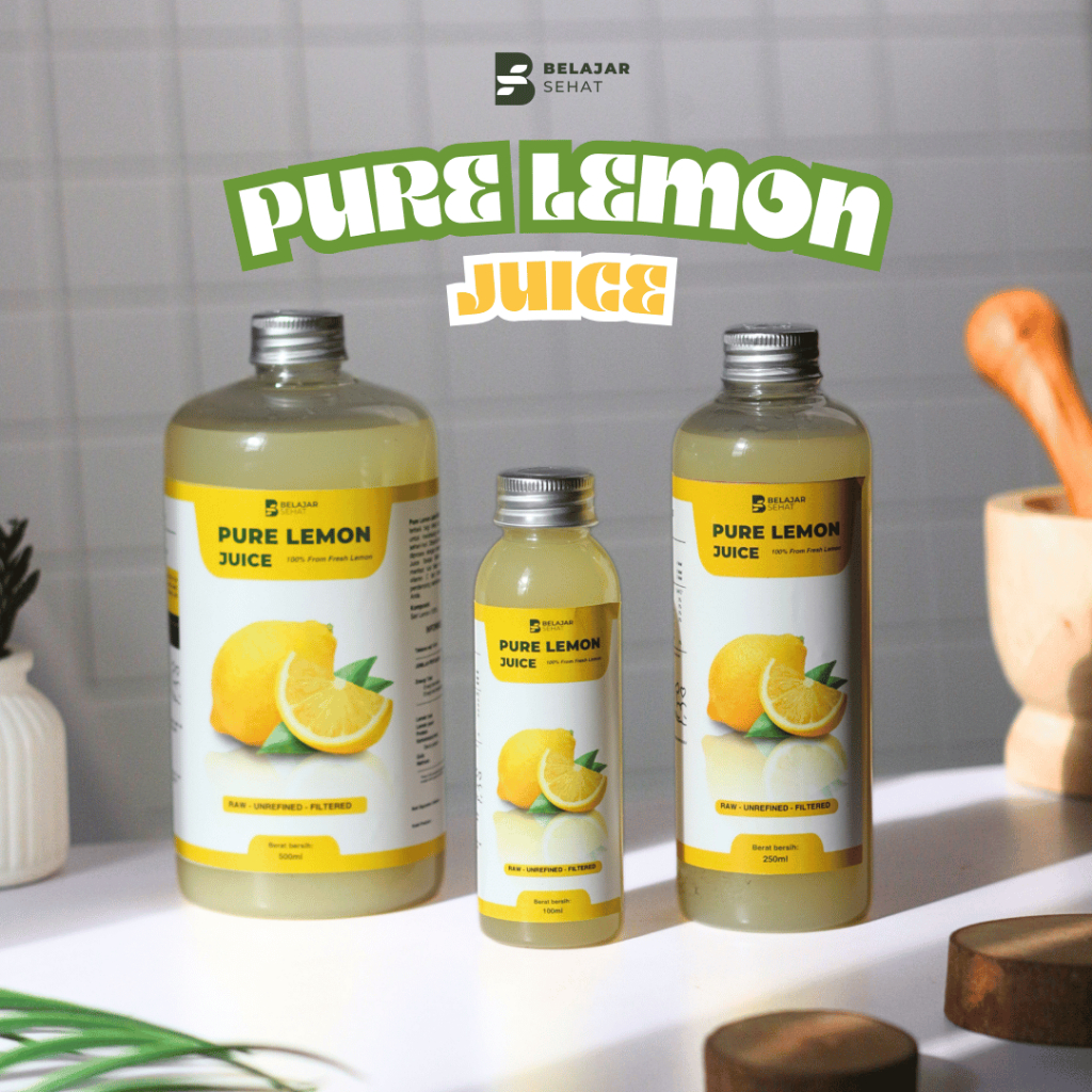 

Belajar Sehat Sari Lemon Alami - Diet Natural Minuman Sehat Tanpa Pengawet - Healthy Drink Pure Lemon 100%