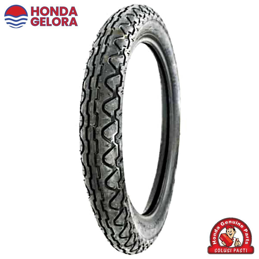 BAN DEPAN TUBLES 80/100-17 HONDA CB150 VERZA, MEGAPRO, - TIRE, FR (80/100-17 T/L) - 44711KYE901