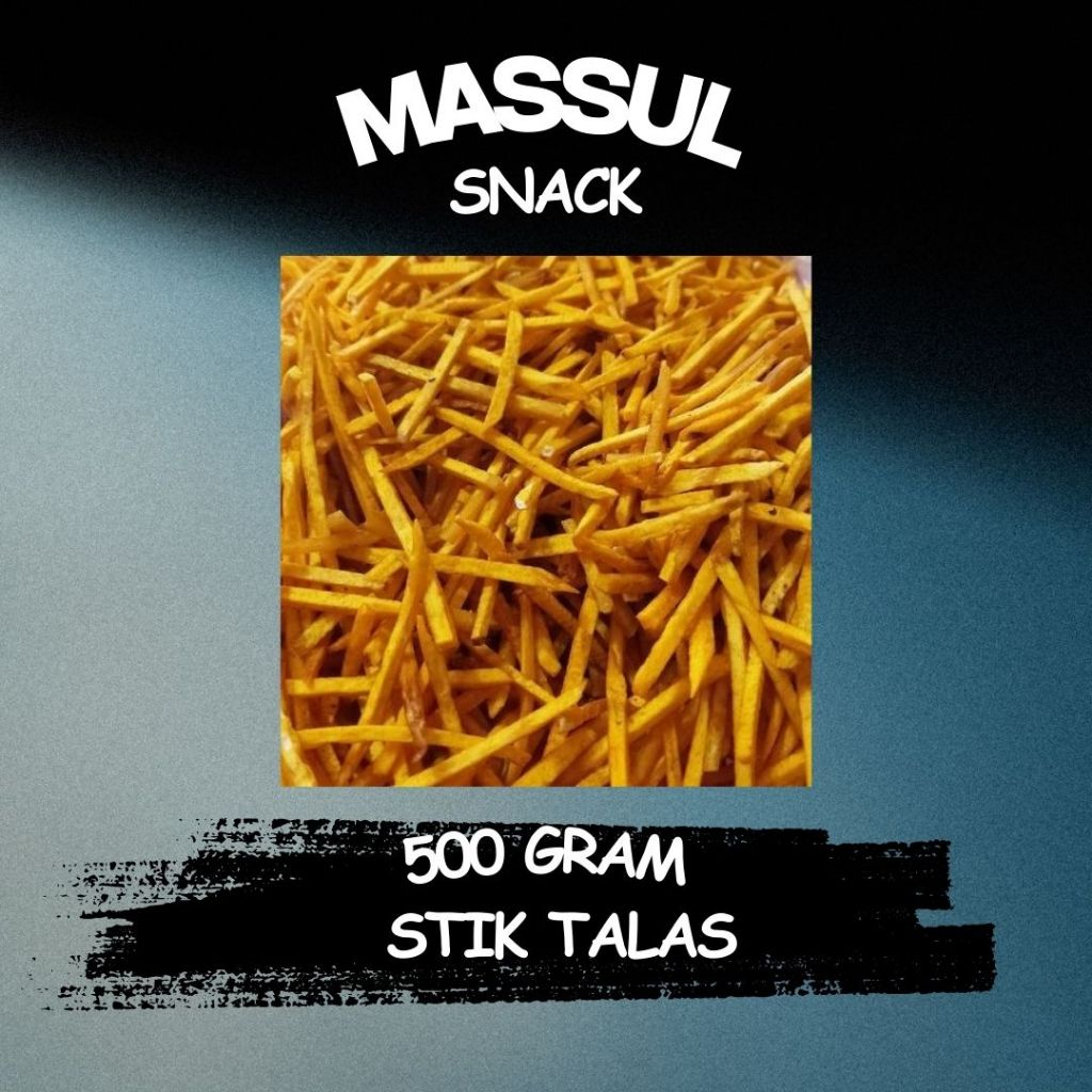 

[500 gram] Kripik Stick Talas Original Maknyus