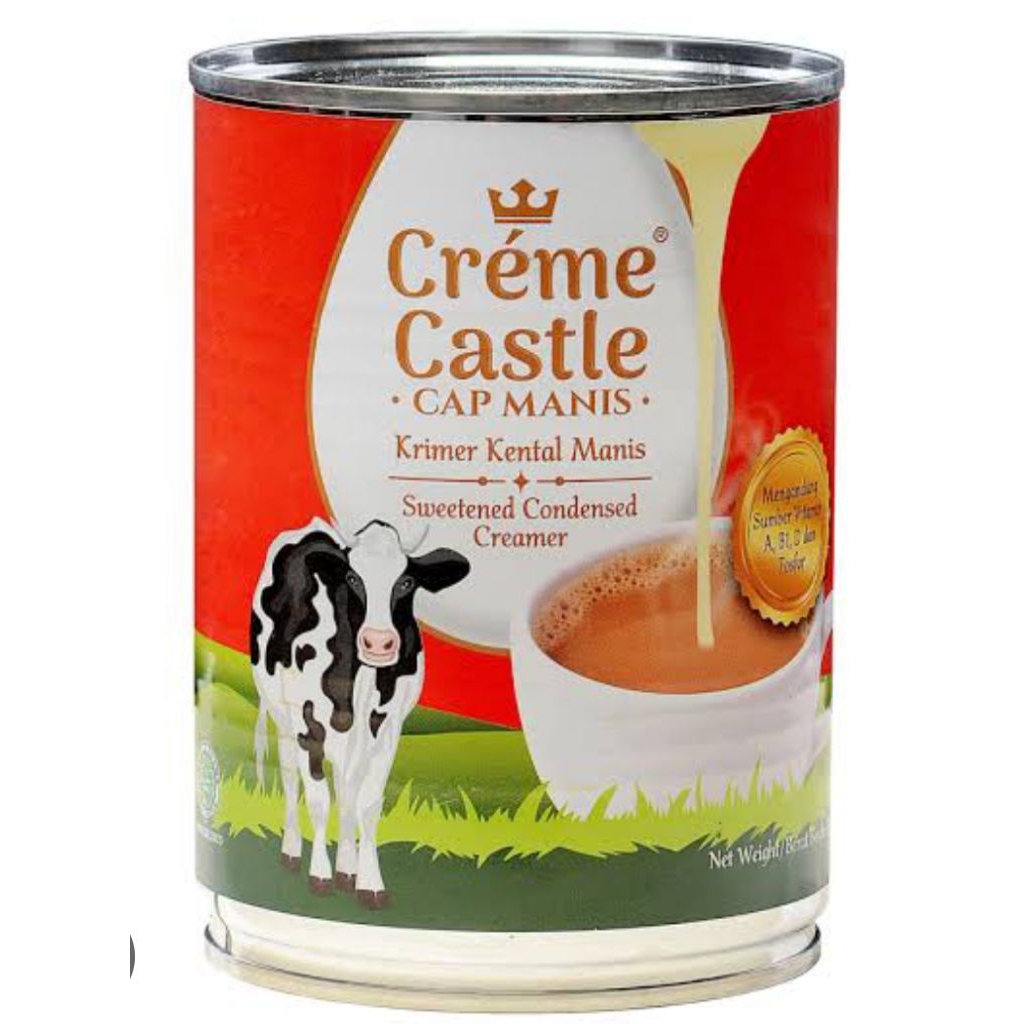 

SUSU KENTAL MANIS CREME CASTLE KALENG KEMASAN 370 GRAM