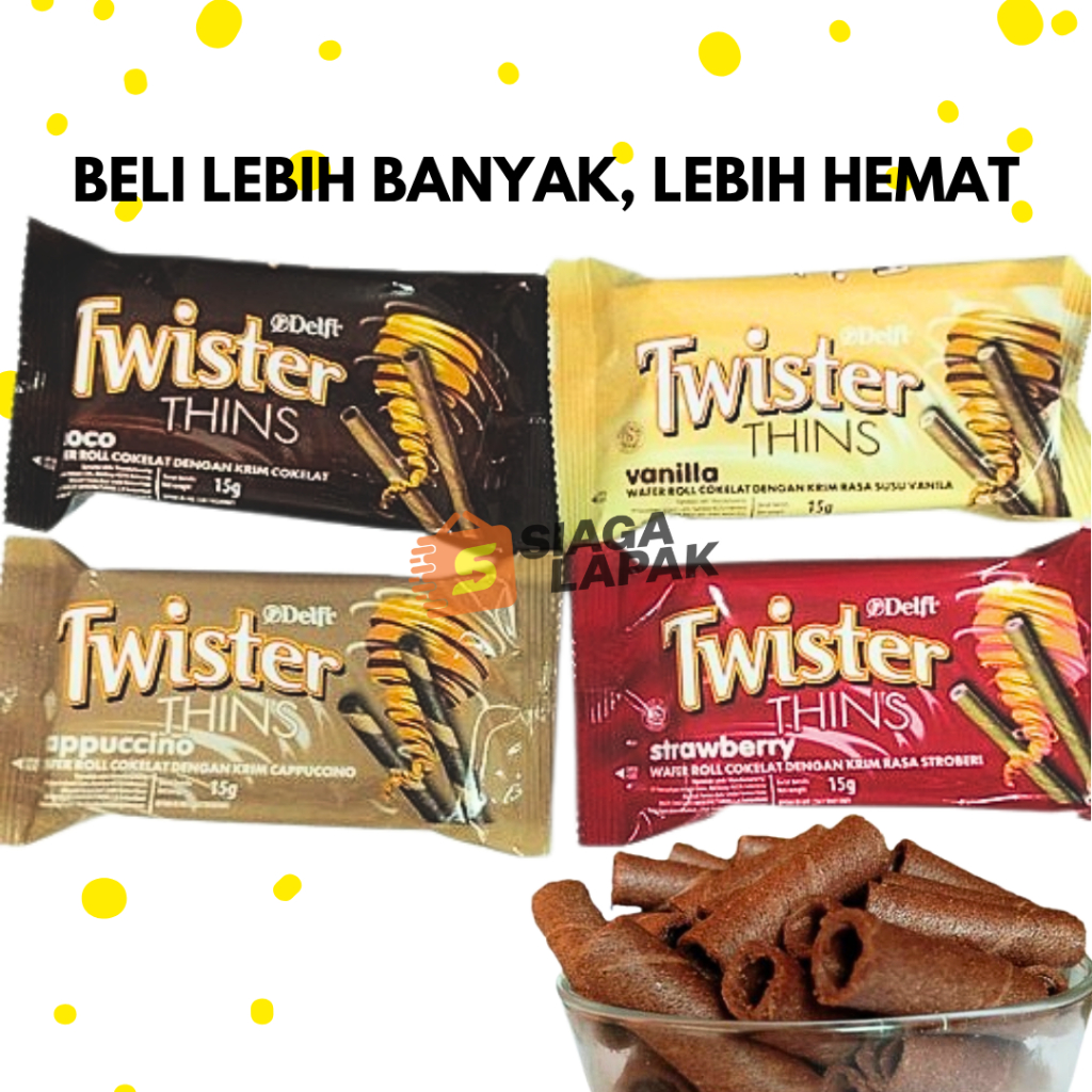 

Twister Wafer Roll 15gr All Varian Rasa [BELI BANYAK LEBIH MURAH]