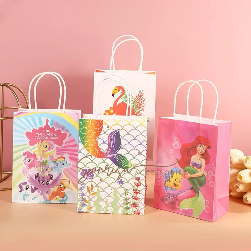

SONRISAA - Paper Bag Motif Karakter Lucu / Goodie Bag / Gift Bag / Tas Kado Ulang Tahun