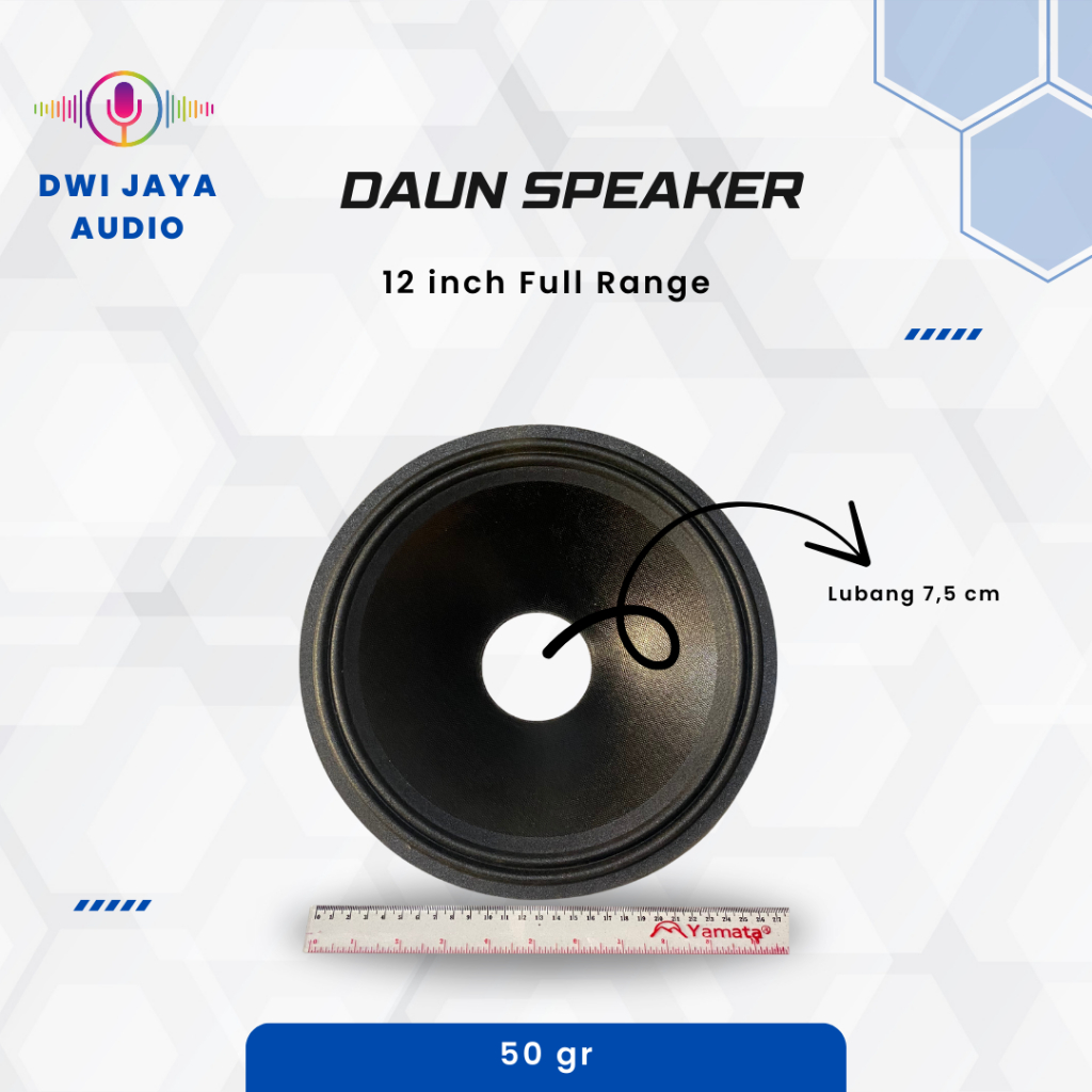 Daun Speaker 12 inch Full Range | Membran Spiker