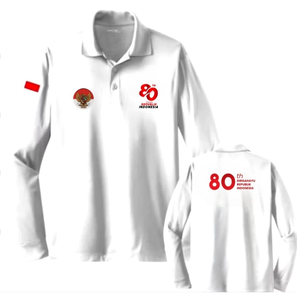 kaos kemerdekaan full bordir kaos Indonesia tangguh kaos 80 th ri kaos 17 Agustus kaos kemerdekaan b