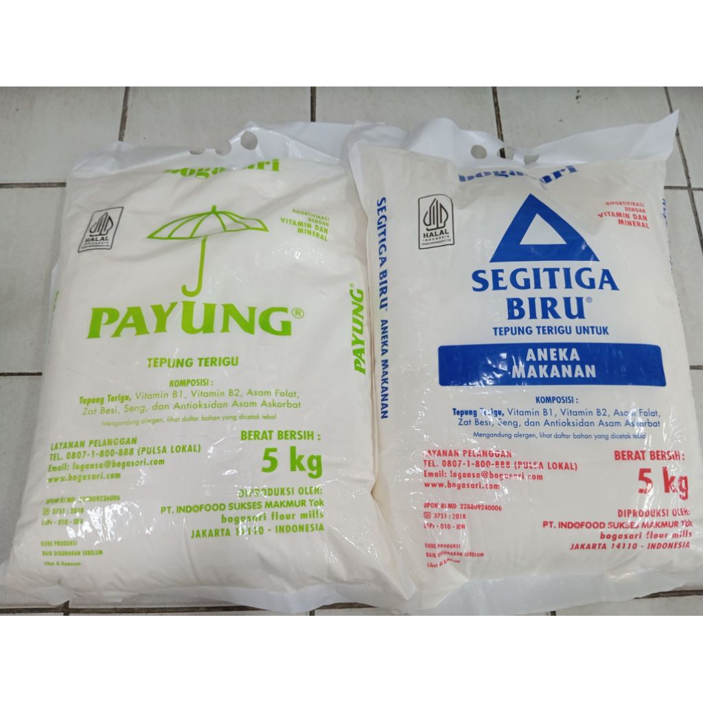 

TEPUNG TERIGU BOGASARI 5KG