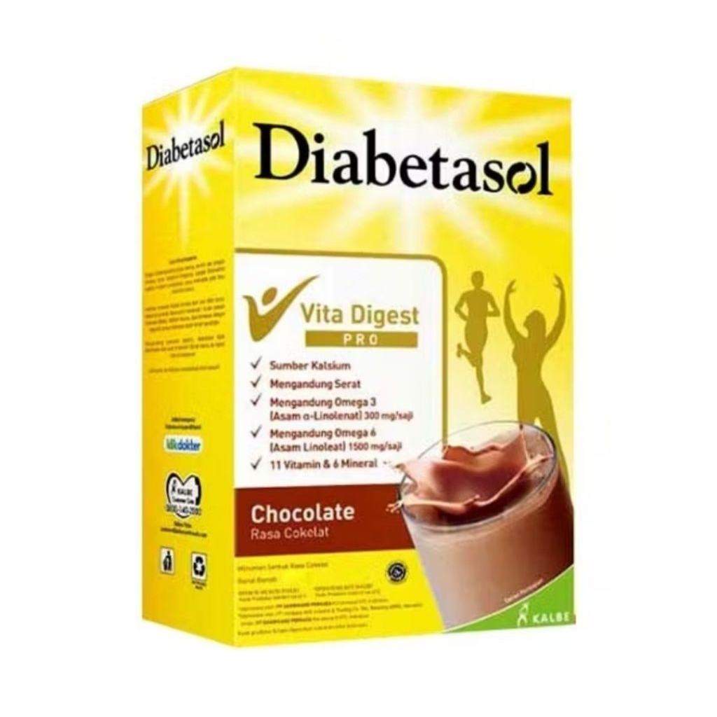 

SUSU DIABETASOL CHOCOLATE 475GR NO BOX