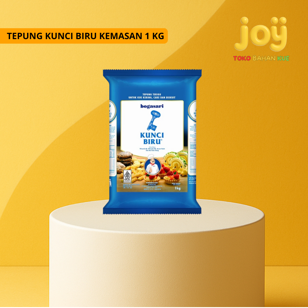

Tepung Bogasari Kunci Biru 1kg
